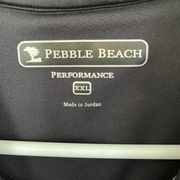 Mens Polo Golf shirt XXL Pebble Beach Performance FREE shipping - Picture 3 of 5